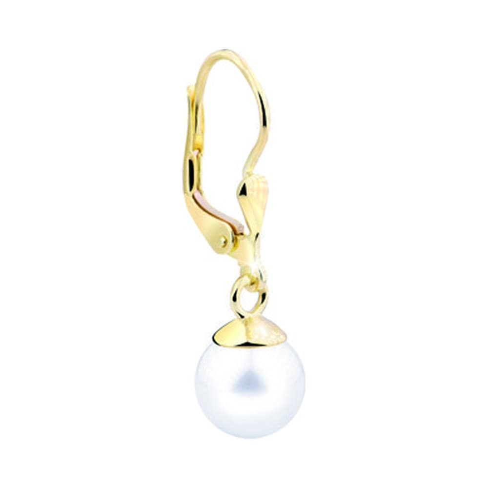 Dámske náušnice Cutie Z3015 — žlté zlato 14K, 4.35 g