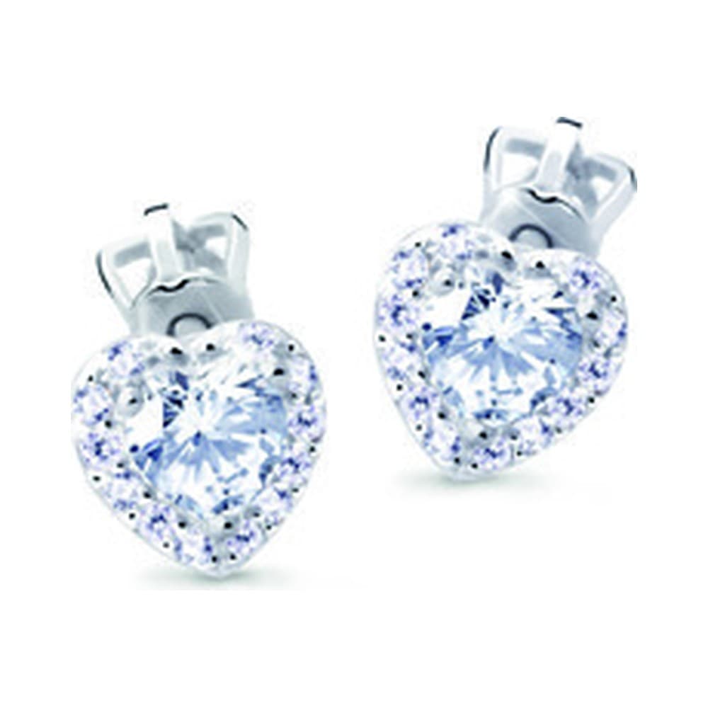 Dámske náušnice Cutie Z8015 — žlté zlato 14K, 0.200 ct