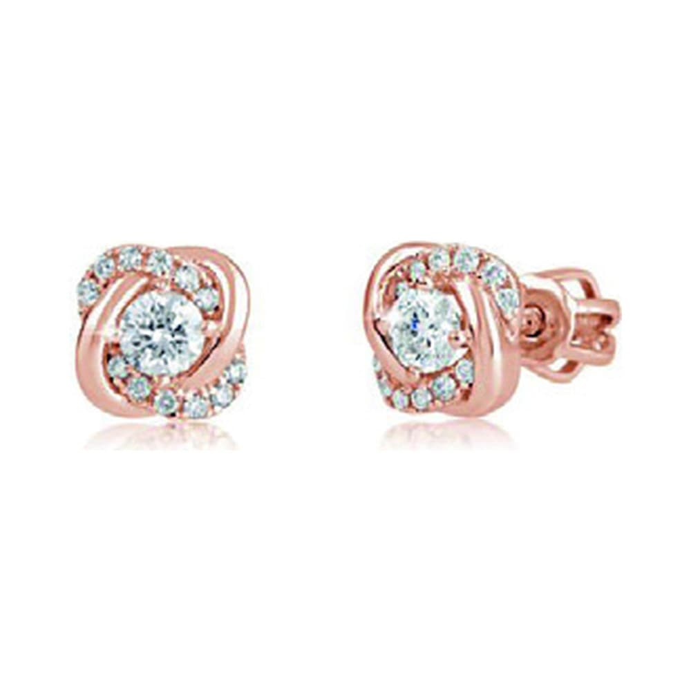 Dámske náušnice Cutie Z9001 — biele zlato 14K, 0.300 ct