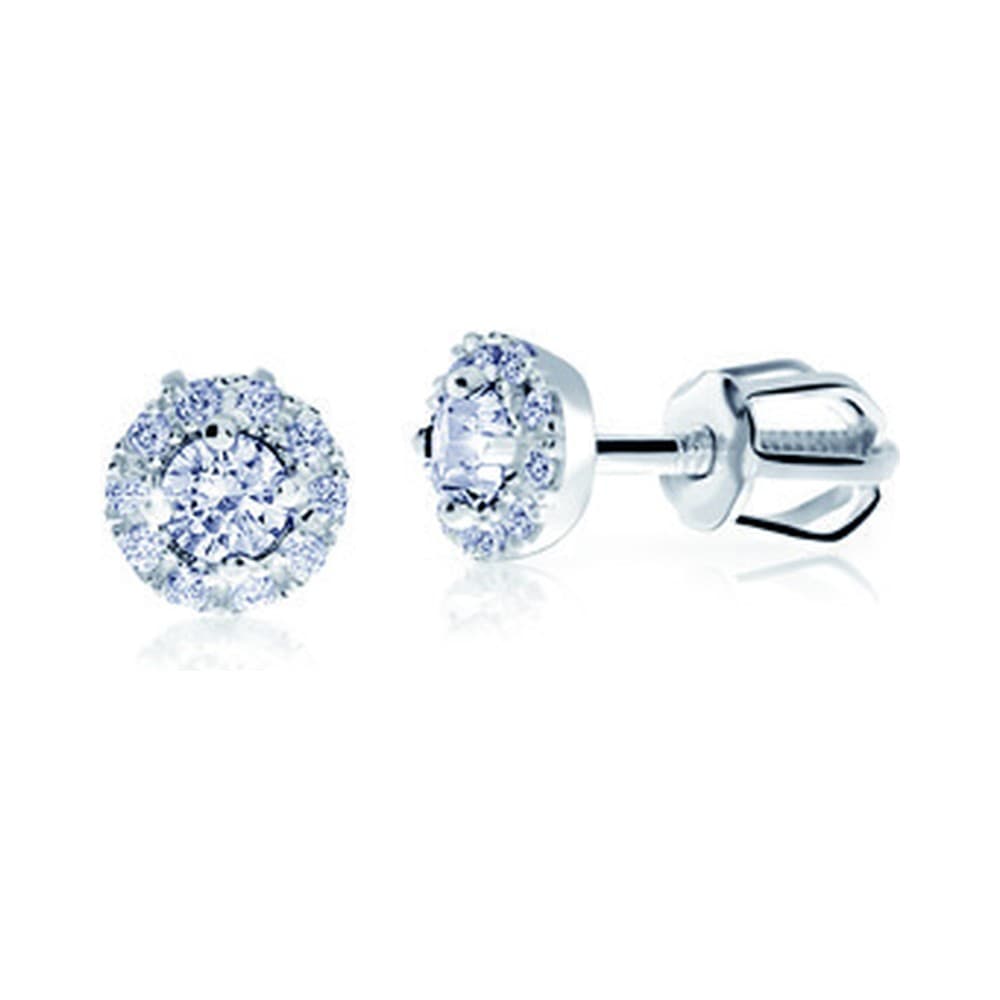 Dámske náušnice Cutie Z9002-3100 — žlté zlato 14K, 0.300 ct