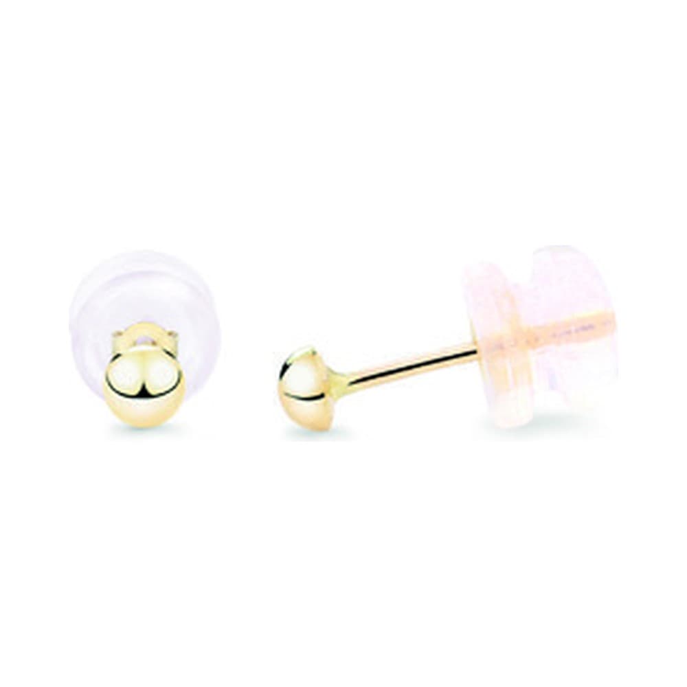 Dámske náušnice Cutie Z5003 — žlté zlato 14K, 0.20 g