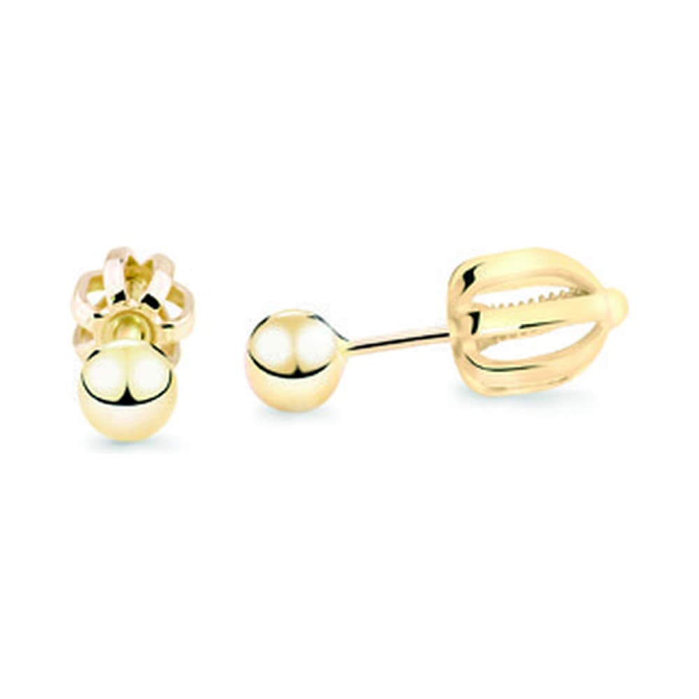Dámske náušnice Cutie Z5014 — biele zlato 14K, 0.20 g