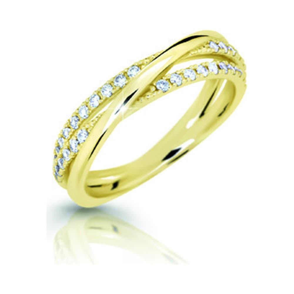 Dámsky prsteň Cutie Z6906-3254 — žlté zlato 14K, 0.320 ct