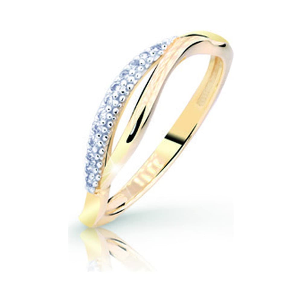 Dámsky prsteň Cutie Z8054 — žlté zlato 14K, 0.310 ct