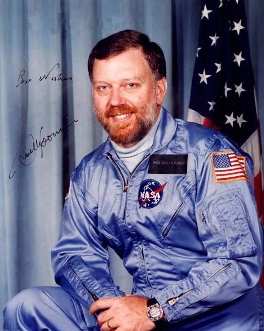Astronaut NASA s vesmírnym chronografom